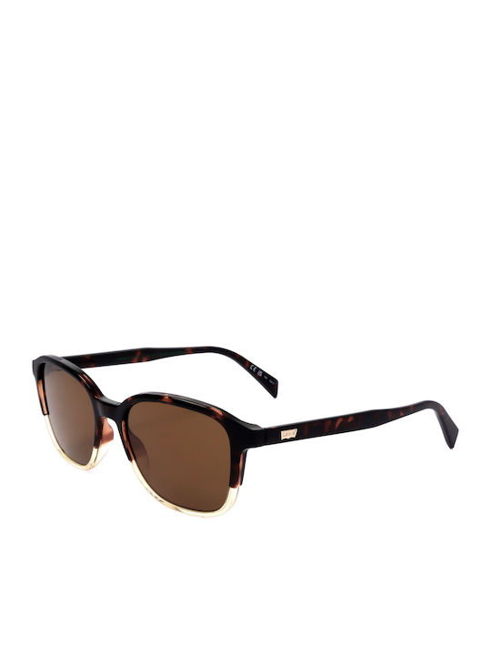 Levi's Unisex Sunglasses with Brown Tartaruga Plastic Frame and Brown Lens LV-5030-S-9N4