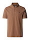 Polo Short Sleeve Brown Blouse