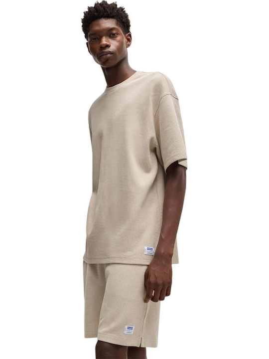 Hugo Nuwaffle T-Shirt Brown Hugo Nuwaffle T-Shirt Brown