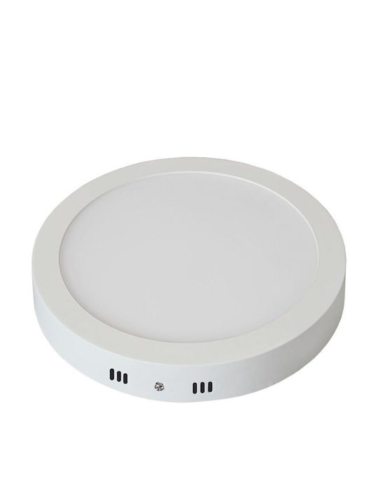 Bemko LED Panel 12W με Φυσικό Λευκό Φως 4000K