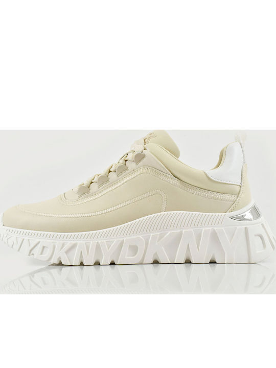 DKNY Damen Sneakers Off White