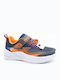 Microspec Kids Sneakers with Scratch Navy Blue