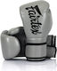 Fairtex Γάντια Πυγμαχίας από Συνθετικό Δέρμα για Αγώνα Γκρι