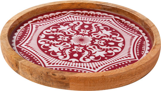Prestige Ξύλινος Δίσκος Σερβιρίσματος 25x25cm