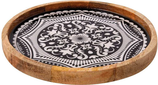 Prestige Ξύλινος Δίσκος Σερβιρίσματος 25x25cm