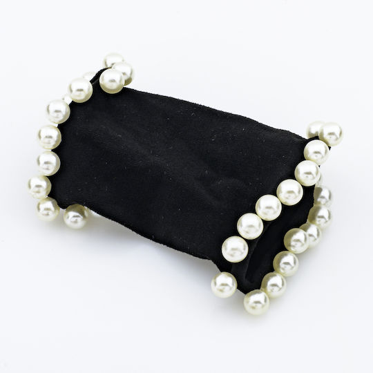 Elastic de păr cu perle – Disponibil în 4 culori negru