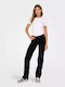 Blush Women's Jean Trousers in Straight Line Black