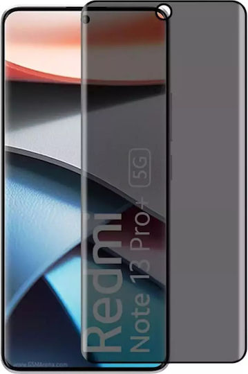 3D Privacy Tempered Glass Negru (Redmi Note 13 Pro+)