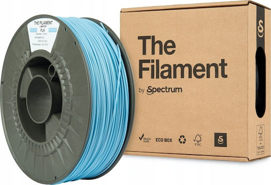 Spectrum PLA 3D Printer Filament 1.75mm Sky Blue 1kg 1τμχ (Spool)
