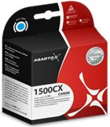 Asarto Συμβατό Μελάνι Εκτυπωτή InkJet Canon PGI-1500XLC Μπλε 1τμχ