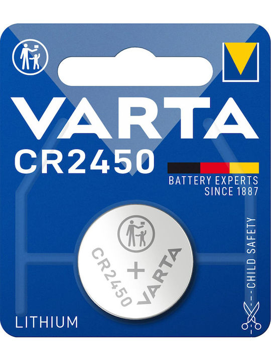 Varta Μπαταρία Λιθίου Ρολογιών CR2450 3V 1τμχ