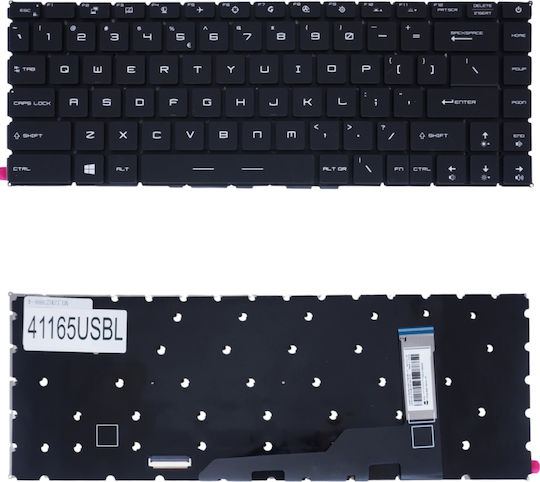 Keyboard Msi We63 8si Msi Keyboard Πληκτρολόγια Laptop