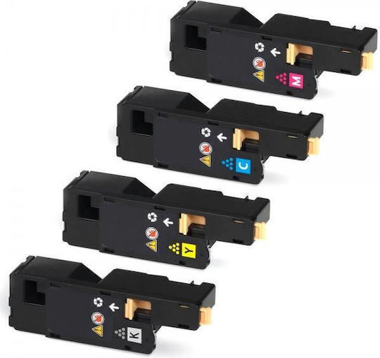 Xerox Compatible Toner Multipack Bk C M Y Phaser 6000 6010 Workcentre 6015 Xerox Workcentre Phaser 6000 6010 6010n 6015 6015v/b 6015v/n 6015v/ni 6000 Bk C M Y