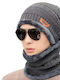 Beanie Unisex Căciulă Tricotat în culoarea Gri
