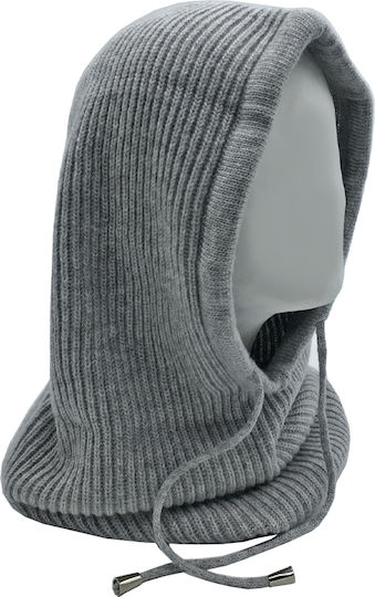 Beanie Unisex Σκούφος Πλεκτός σε Γκρι χρώμα