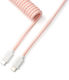 Keychron Spiral USB 2.0 Cable USB-C male - USB-C Ροζ