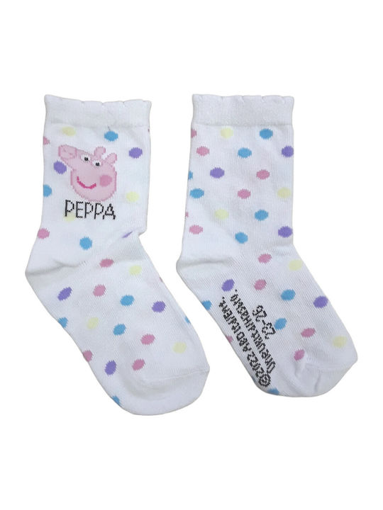 Peppa Pig Șosete pentru Copii White