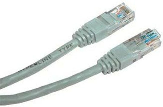 Logo Collection U/UTP Кат.5 (100Mbps) Мрежов Кабел Ethernet 7м Сив