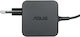 Asus Laptop Charger 33W 19V for Asus with Detachable Power Cord