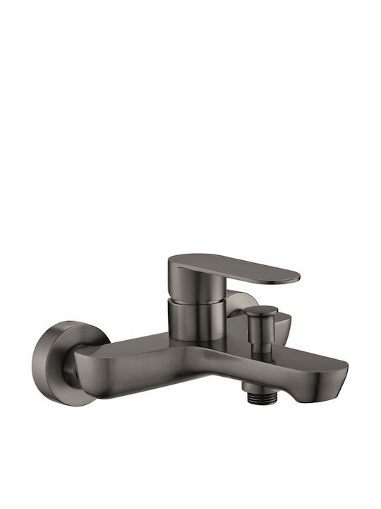 Inter Ceramic Αναμεικτική Μπαταρία Μπανιέρας Γκρι