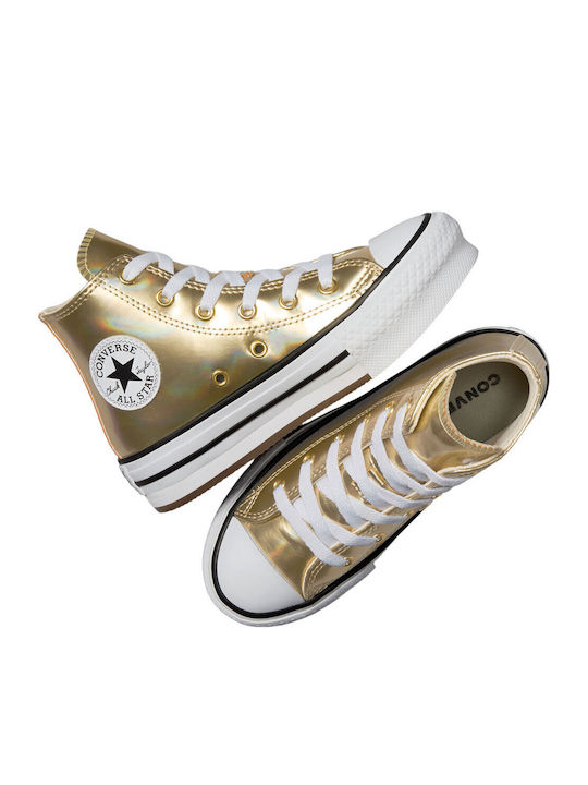 CHUCK TAYLOR ALL STAR Παιδικά Sneakers High Χρυσά