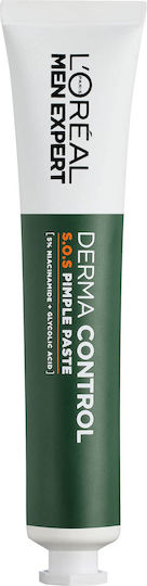 L'Oreal Paris Men Expert Derma Control S.O.S. Cremă de Față Bărbătească de Noapte Împotriva Acneei 45ml