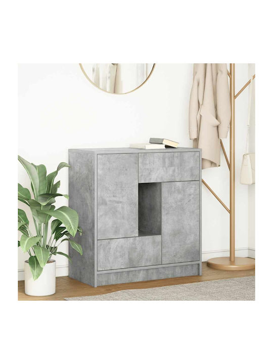Bufet cu Sertare Gri 70.5x34x74.5cm