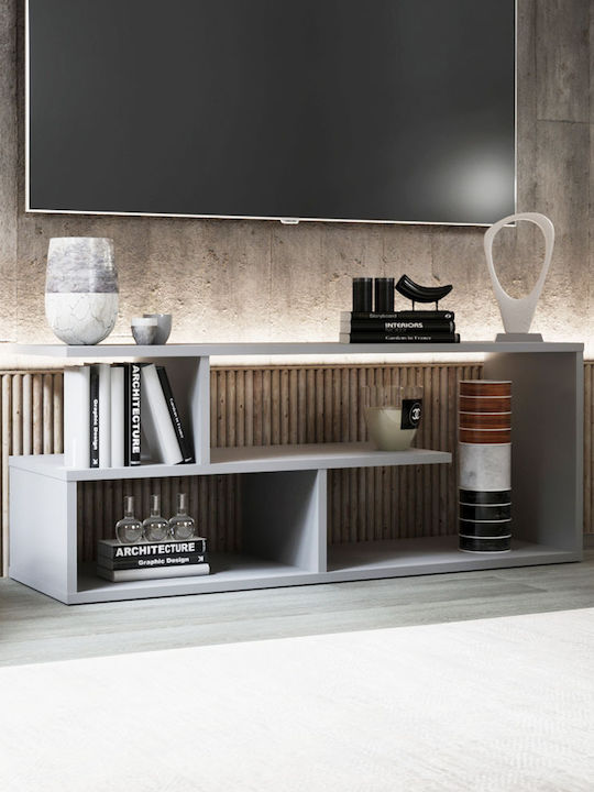 Έπιπλο Τηλεόρασης Eden Γκρι Μ100xΠ29.6xΥ40cm