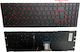 Πληκτρολόγιο Laptop Asus Rog Strix Gl702 Gl702vm Gl702vt Gl702vs Gl702zc Series Keyboard Red Greek Version Backlit Oem Κωδ 40632grbacklit