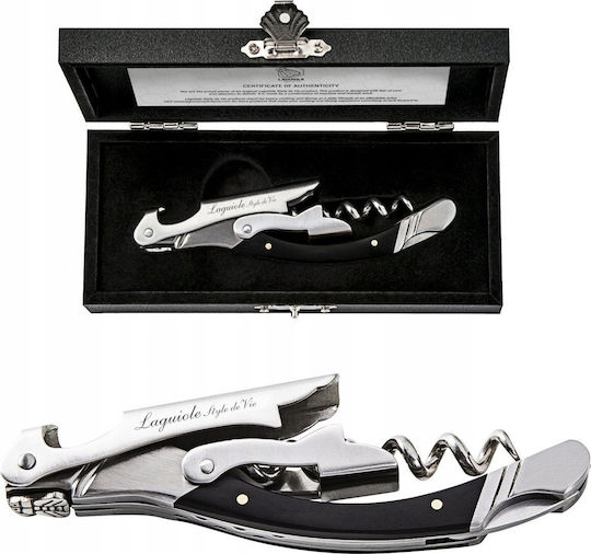 Laguiole Tradition Corkscrew Laguiole Black Ebony Sdv