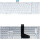 Πληκτρολόγιο Ελληνικό Λευκό Greek Keyboard Laptop Toshiba Satellite C855-27u C855-2cl C855-1z4 C855-1qf P/n:0kn0-zw3gr2212513012960 Mp-11b56gr-5281w Κωδ.40012grwhite