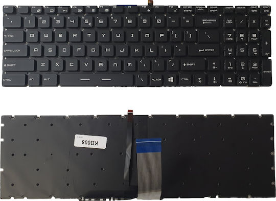 Πληκτρολόγιο-keyboard Laptop Msi Msi Ms-1795 Ms-1796 Ms-1799 Ms-179b Ms-16j3 Ms-16jb Κωδ.40562usnofrbacklit