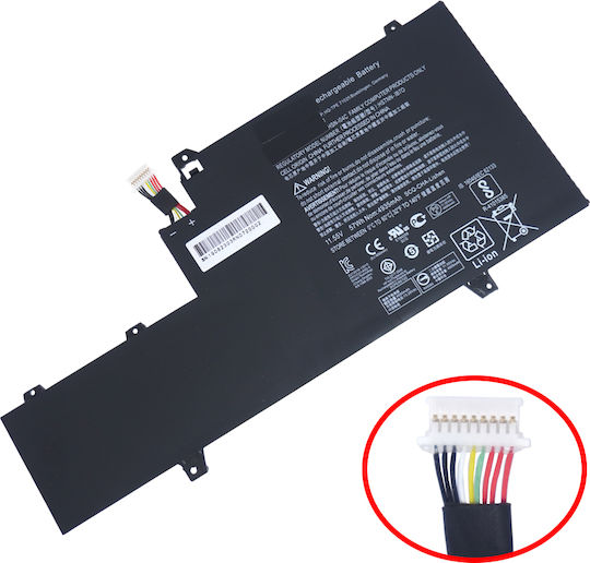 Laptop-Akku für HP EliteBook x360 1030 G2 1GY31PA OM03XL 3057XL 863167-171 863280-855 HSN-I04C HSTNN-IB7O 11,55V 57Wh 4935mAh Code 1-BAT0497