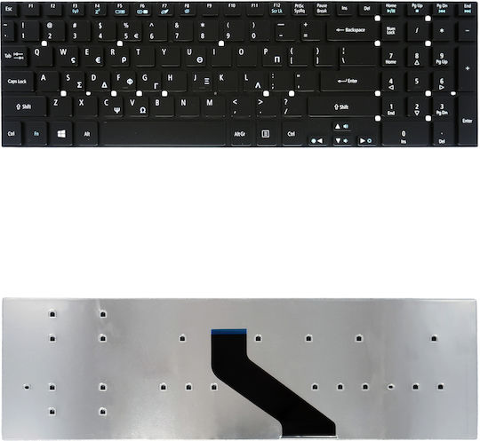 Greek Keyboard Laptop Acer Aspire Mp-10k33u4-4421w Es1-512 Es1-711 Es1-711g Nk.i1713.05q E5-571 E5-572 E5-531 Gr Version Gk Black Code 40032gr