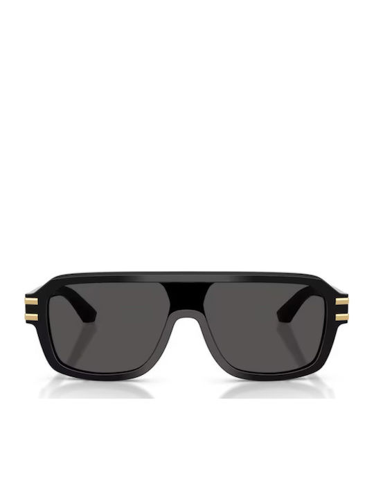 Dolce & Gabbana Men's Sunglasses with Black Hor...