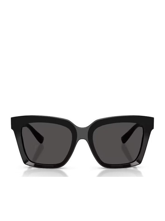 Dolce & Gabbana Women's Sunglasses with Black Horn-Rimmed Frame and Grey Lens DG4498 501/87