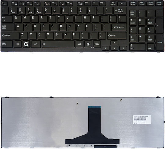 Laptop Keyboard Toshiba Satellite P750 P750d P755 P755d P770 P770d P775 P775d 9z.n4ybc.101 9z.n4ybc.10g 9z.n4ybc.30a 9z.n4ybc.30b 9z.n4ybc.30g 9z.n4ygc.201 9z.n4ygc.21d Mp-10n86f06698 Version Black Frame Us Keyboard Code 40011us