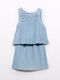Kids' Set with Skirt Summer 2pcs Blue