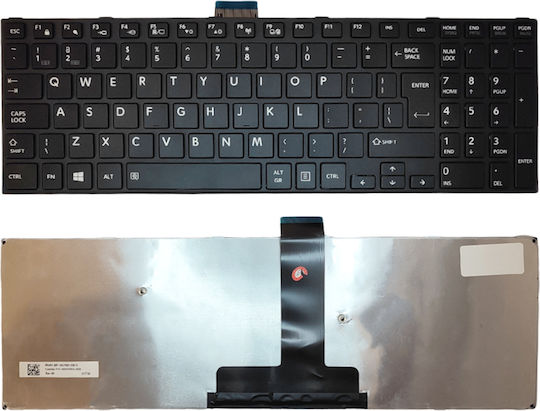 Πληκτρολόγιο Keyboard Laptop Toshiba Tecra Z50-c Series P000652980 G83c000gj5us Mp-14a73us-3561 Κωδ.40480uk