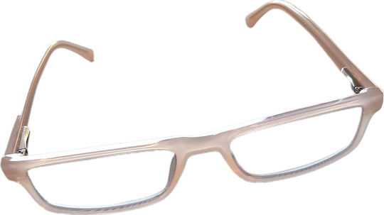 Lesebrille +3.00 in Beige Farbe 02904