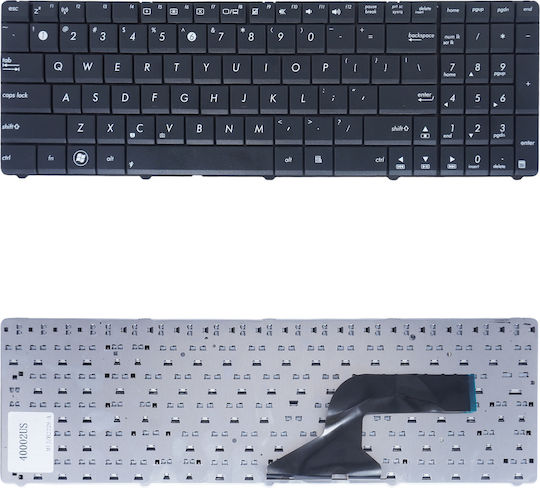 Asus Keyboard G72 X53 X54h K53 Kj3 A53 A52j K52n G51v G53 N53t X55vd N73s N73j P53s X53s X75v B53j Ul50 R503u V111462ak1 Us Oem