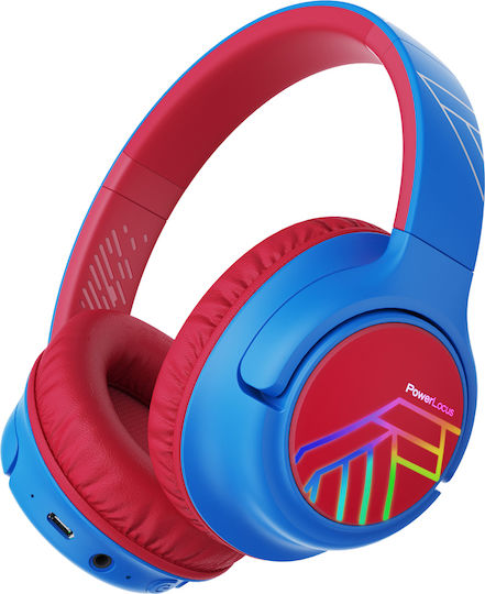 PowerLocus Bobo Over Ear Слушалки Blue/Red