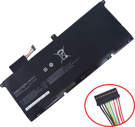 Laptop-Akku Samsung NP Serie 900x4 900x46 9 NP900x4C-A03US NP900x4C AA-PBXN8AR PBXN8AR 7.4V 62Wh 8400mAh Flexkabel 9 Pins Code 1-BAT0571