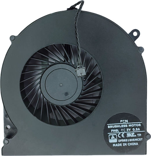 Laptop CPU Cooling Fan Clevo P870s P870dm-g P775dm-g P870dm P870dm2 P870dm2-g P870dm3-g P870km-gs P870km1-g Dfs651605mc0t Fh6l 6-31-p870s-101 OEM Code 80899