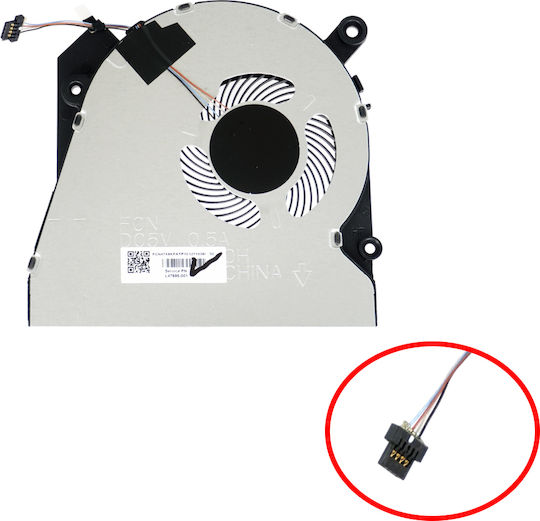 Laptop CPU Cooling Fan for HP Probook 450 G6 G7 HSN-Q16C L45101-001 4 Pin Code 81005