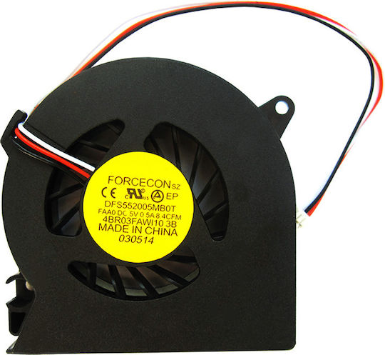 Laptop CPU Cooling Fan for HP Compaq 511 515 516 610 615 616 CQ510 CQ511 CQ515 CQ516 CQ610 CQ615 DFS481305MCOT 3pin Forcecon Code 80149