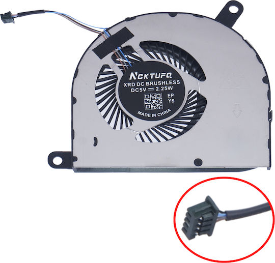 Laptop CPU Cooling Fan Dell Latitude 5480 5490 5491 5495 E5480 E5490 E5491 E5495 U-type CPU 0p5f39 P5f39 Cn-0p5f39 Dc28000ixdl 4pin Code 81168