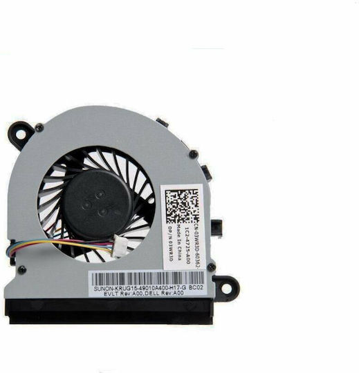 Laptop CPU Cooling Fan for Dell Latitude E5520 E5520m 03wr3d 3wr3d Cn-03wr3d 03wr3d 3wr3d Mf60120v1-c140-s99 4 Pins Code 80018