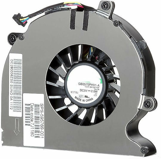 Laptop CPU Cooling Fan for HP EliteBook 8540w 8540p B4136 Fan Code 80210