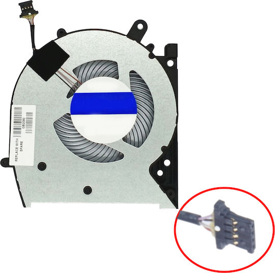 Ανεμιστηράκι Laptop Cpu Cooling Fan Hp Envy X360 13-ag 13m-aq 13m-ag 13-ag0007ca 13-ag0010ca Tpn-w133 Dfs200005av0t L19599-001 L23682-001 46h.0echs.0001 Nd75c23 4pin Κωδ.81092
